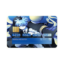 Load image into Gallery viewer, Nagisa Shiota and Koro-sensei Credit Card Skins (4-in-1 Pack)