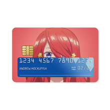 Load image into Gallery viewer, Nakano Itsuki Credit Card Skins (4-in-1 Pack)