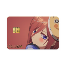 Load image into Gallery viewer, Nakano Miku Credit Card Skins (4-in-1 Pack)