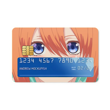 Load image into Gallery viewer, Nakano Yotsuba Credit Card Skins (4-in-1 Pack)