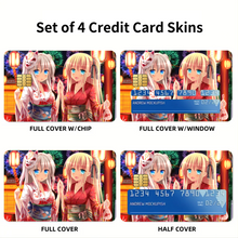 Load image into Gallery viewer, Nao Tomori and Yusa Nishimori in yukata Credit Card Skins (4-in-1 Pack)