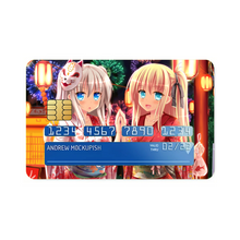 Load image into Gallery viewer, Nao Tomori and Yusa Nishimori in yukata Credit Card Skins (4-in-1 Pack)
