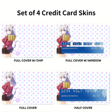 Load image into Gallery viewer, Nao Tomori Cat Style Credit Card Skins (4-in-1 Pack)