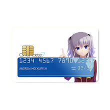Load image into Gallery viewer, Nao Tomori charlotte Credit Card Skins (4-in-1 Pack)