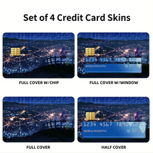 Load image into Gallery viewer, Nao Tomori city the back Credit Card Skins (4-in-1 Pack)
