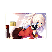 Load image into Gallery viewer, Nao Tomori holding a camera Credit Card Skins (4-in-1 Pack)
