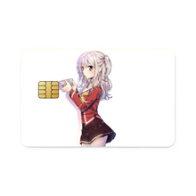 Load image into Gallery viewer, Nao Tomori holding a camera Credit Card Skins (4-in-1 Pack)