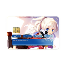 Load image into Gallery viewer, Nao Tomori holding a camera Credit Card Skins (4-in-1 Pack)