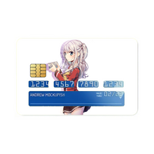 Load image into Gallery viewer, Nao Tomori holding a camera Credit Card Skins (4-in-1 Pack)