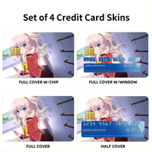 Load image into Gallery viewer, Nao Tomori listening to music Credit Card Skins (4-in-1 Pack)