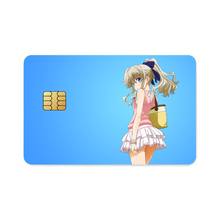 Load image into Gallery viewer, Nao Tomori looking back Credit Card Skins (4-in-1 Pack)