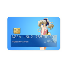Load image into Gallery viewer, Nao Tomori looking back Credit Card Skins (4-in-1 Pack)