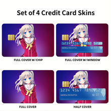 Load image into Gallery viewer, Nao Tomori smile Credit Card Skins (4-in-1 Pack)