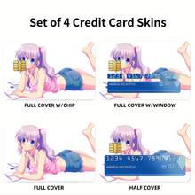 Load image into Gallery viewer, Nao Tomori smiling Credit Card Skins (4-in-1 Pack)