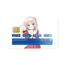 Load image into Gallery viewer, Nao Tomori smiling Credit Card Skins (4-in-1 Pack)