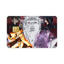 Load image into Gallery viewer, Naruto,Sasuke,Obito,Madara and Hashirama  Credit Card Skins (4-in-1 Pack)