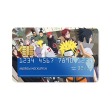 Load image into Gallery viewer, Naruto Shippuden Credit Card Skins (4-in-1 Pack)
