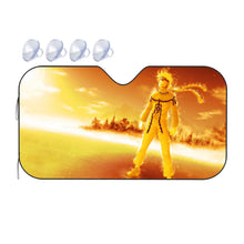 Load image into Gallery viewer, naruto uzumaki a glow of power Car Sunshade