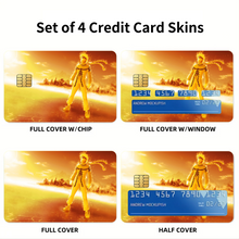 Load image into Gallery viewer, naruto uzumaki a glow of power Credit Card Skins (4-in-1 Pack)