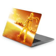 Load image into Gallery viewer, naruto uzumaki a glow of power Macbook Skin