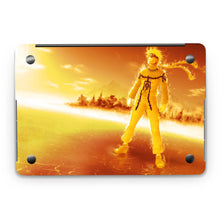 Load image into Gallery viewer, naruto uzumaki a glow of power Macbook Skin