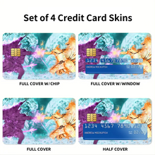 Load image into Gallery viewer, Naruto Vs Sasuke  Credit Card Skins (4-in-1 Pack)