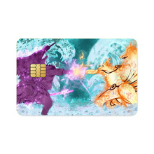 Load image into Gallery viewer, Naruto Vs Sasuke  Credit Card Skins (4-in-1 Pack)