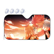 Load image into Gallery viewer, Natsu and Lucy (Fairy Tail)  Car Sunshade
