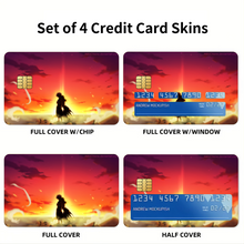 Load image into Gallery viewer, Natsu and Lucy (Fairy Tail) Credit Card Skins (4-in-1 Pack)