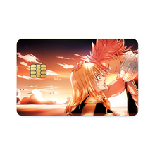 Load image into Gallery viewer, Natsu and Lucy (Fairy Tail) Credit Card Skins (4-in-1 Pack)