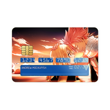 Load image into Gallery viewer, Natsu and Lucy (Fairy Tail) Credit Card Skins (4-in-1 Pack)