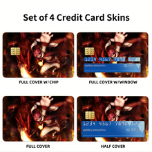 Load image into Gallery viewer, Natsu Dragneel Credit Card Skins (4-in-1 Pack)