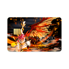 Load image into Gallery viewer, Natsu Dragonize Credit Card Skins (4-in-1 Pack)