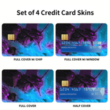 Load image into Gallery viewer, Neon Genesis Evangelion Credit Card Skins (4-in-1 Pack)
