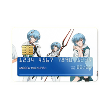 Load image into Gallery viewer, Neon Genesis Evangelion Shinji Ikari, Rei Ayanami Credit Card Skins (4-in-1 Pack)