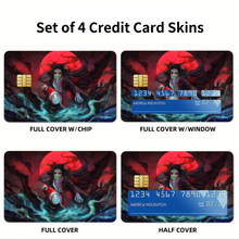 Load image into Gallery viewer, Nezuko Kamado Credit Card Skins (4-in-1 Pack)