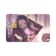 Load image into Gallery viewer, Nezuko Kamado Credit Card Skins (4-in-1 Pack)