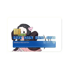 Load image into Gallery viewer, Nezuko Kamado Credit Card Skins (4-in-1 Pack)