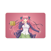 Load image into Gallery viewer, Nino Nakano from 5-Toubun no Hanayome Credit Card Skins (4-in-1 Pack)