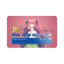 Load image into Gallery viewer, Nino Nakano from 5-Toubun no Hanayome Credit Card Skins (4-in-1 Pack)