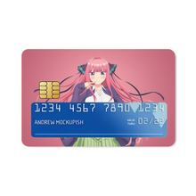 Load image into Gallery viewer, Nino Nakano from 5-Toubun no Hanayome Credit Card Skins (4-in-1 Pack)