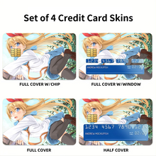 Load image into Gallery viewer, Nisekoi Chitoge Kirisaki Credit Card Skins (4-in-1 Pack)