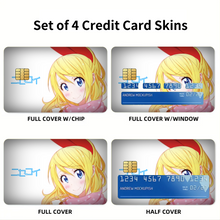 Load image into Gallery viewer, Nisekoi Chitoge Kirisaki Credit Card Skins (4-in-1 Pack)