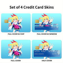 Load image into Gallery viewer, Nisekoi Chitoge Kirisaki Credit Card Skins (4-in-1 Pack)