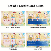 Load image into Gallery viewer, Nisekoi Chitoge Kirisaki Credit Card Skins (4-in-1 Pack)