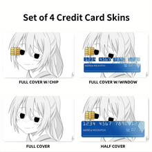 Load image into Gallery viewer, Nisekoi Chitoge Kirisaki Credit Card Skins (4-in-1 Pack)