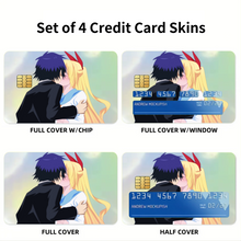 Load image into Gallery viewer, Nisekoi Chitoge Kirisaki Credit Card Skins (4-in-1 Pack)