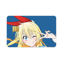 Load image into Gallery viewer, Nisekoi Chitoge Kirisaki Credit Card Skins (4-in-1 Pack)