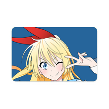 Load image into Gallery viewer, Nisekoi Chitoge Kirisaki Credit Card Skins (4-in-1 Pack)