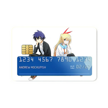 Load image into Gallery viewer, Nisekoi Chitoge Kirisaki Credit Card Skins (4-in-1 Pack)
